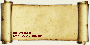 Jovanka Kanić vizit kartica